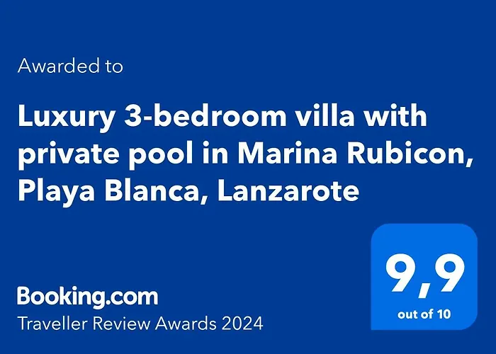 Luxury 3-bedroom With Heated Private Pool - In Marina Rubicon, Playa Blanca, Lanzarote ヴィラ *